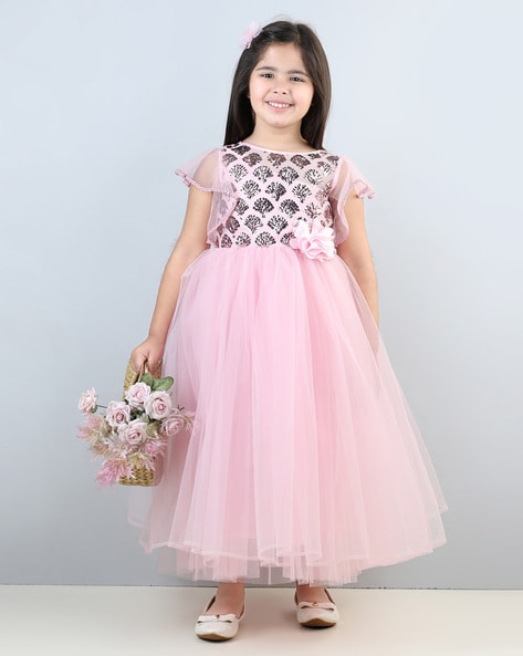 Buy Multicolor, Pink Color Frocks & Dresses Casual Wear Abundance Girls  Dress Clothing for Girl Jollee