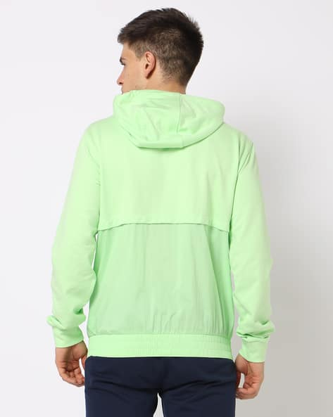 パーカー・フーディ Emporio Armani Mint Green Cotton Sweatshirt Green EA7 Emporio Armani Ventus Tape 1/2 Zip Hoodie - JD