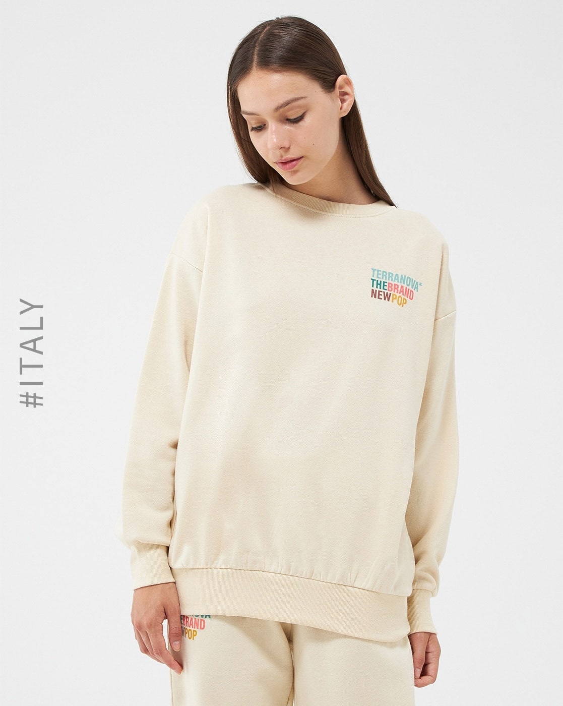 Ivory sweatshirt outlet