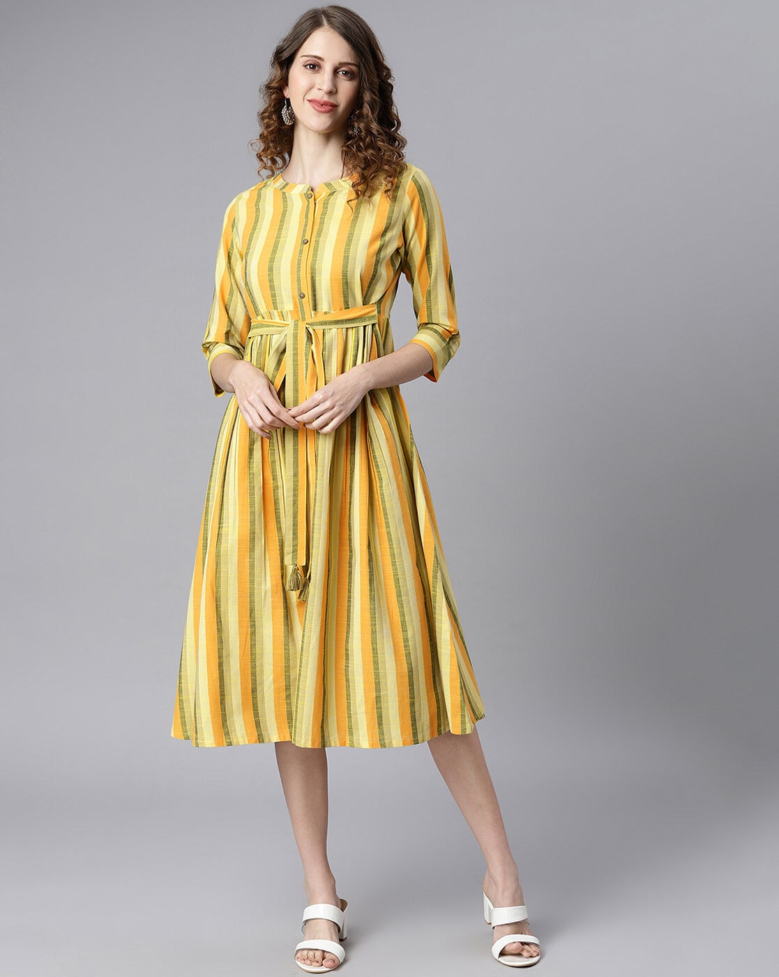 Buy Yellow Dresses for Women by Janasya Online