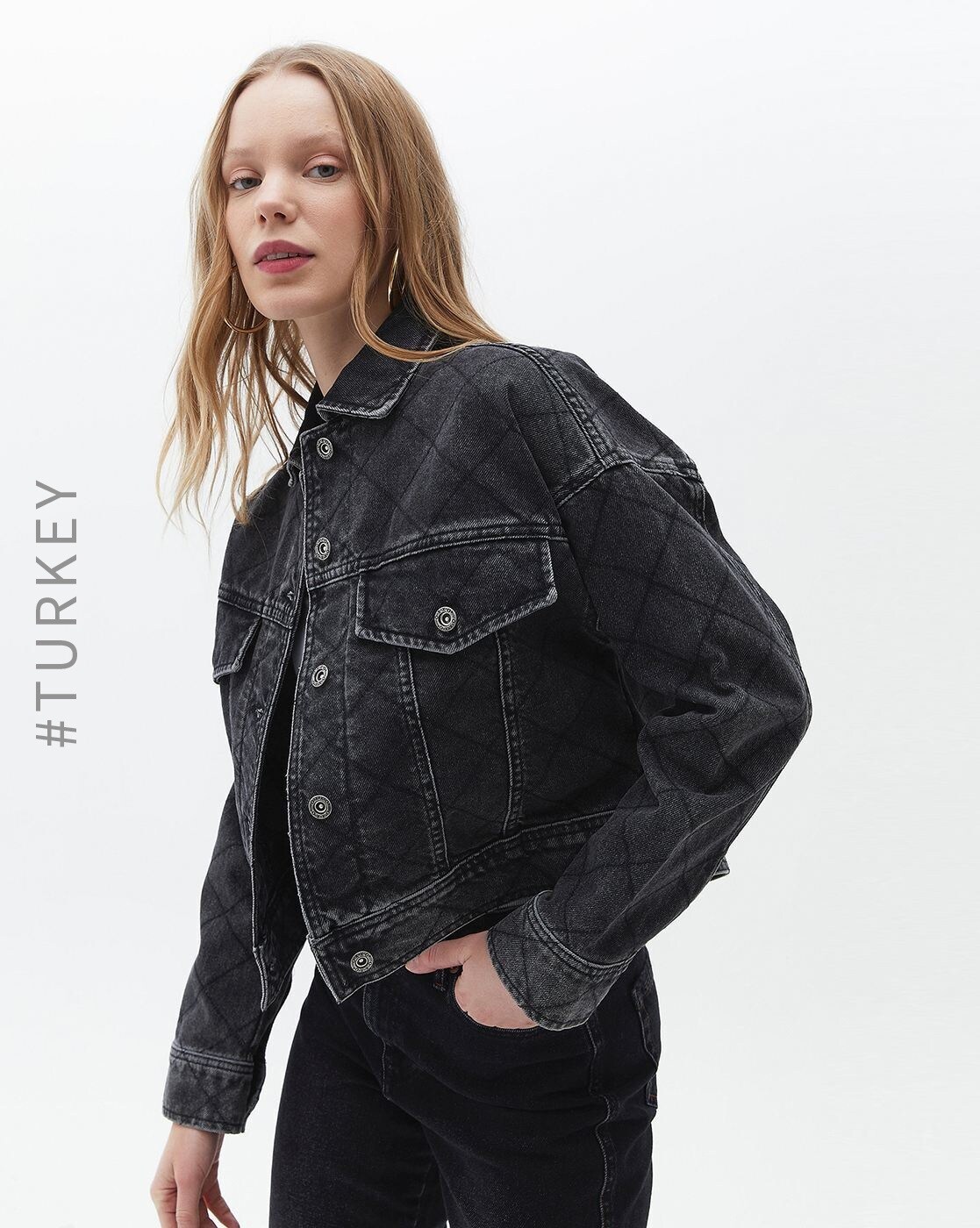 Hacked off denim on sale jacket