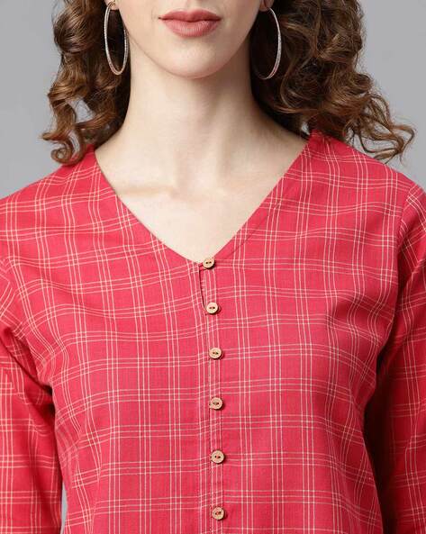 Buy Red Tops for Women by Janasya Online