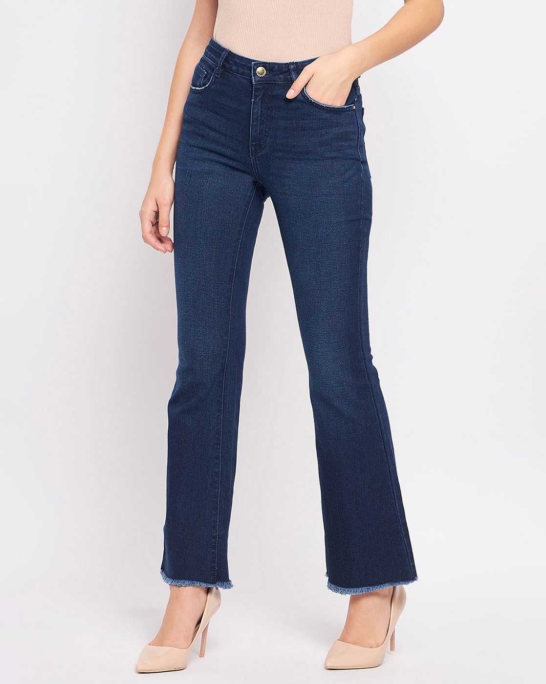 Buy Blue Jeans Jeggings for Women by MADAME Online