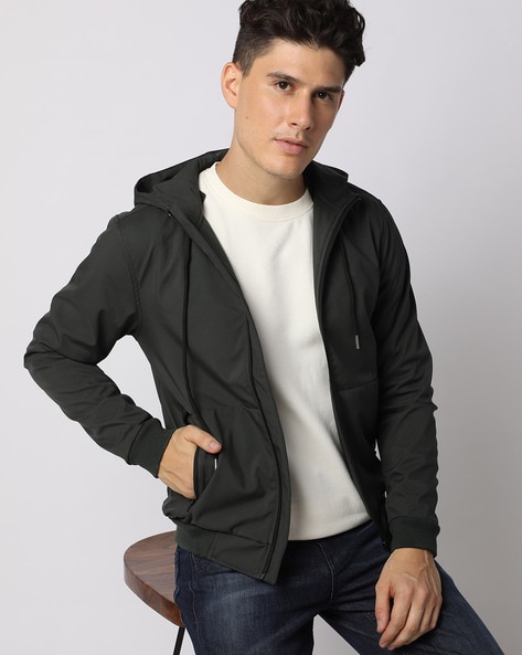 Lee cooper best sale print hooded jacket