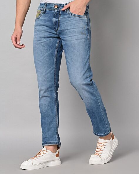 Spykar Lightly Washed Skinny Fit Jeans