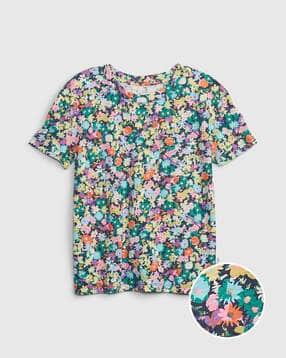 gap kids All Over Floral Print Top With Pocket-picture-46