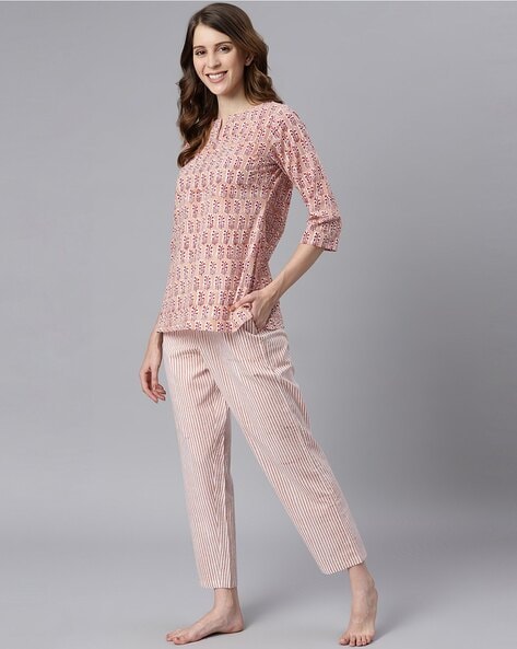 Buy Knit Loungewear Set Online In India -  India