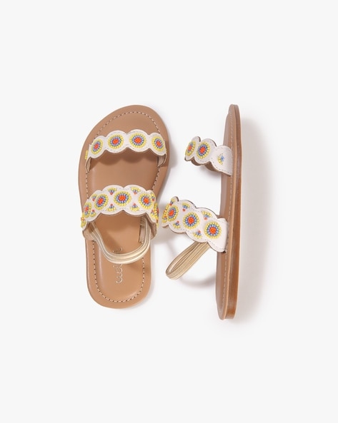 Greek handmade sandals, Toe ring sandals, Slip on sandals, Beads sandals  “Heraklion” - Greek Fashion Box