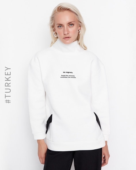 Buy White Sweatshirt & Hoodies for Women by TRENDYOL Online