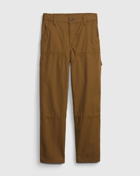 Buy Gap High Waisted Slim Faux-Leather Trousers from the Gap online shop