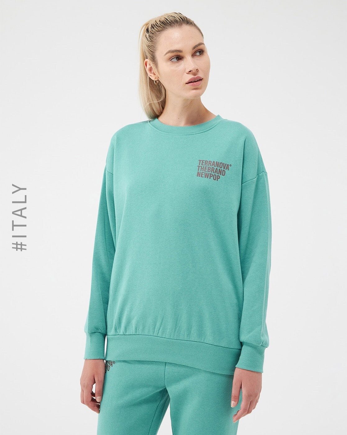 Turquoise sweatshirt store