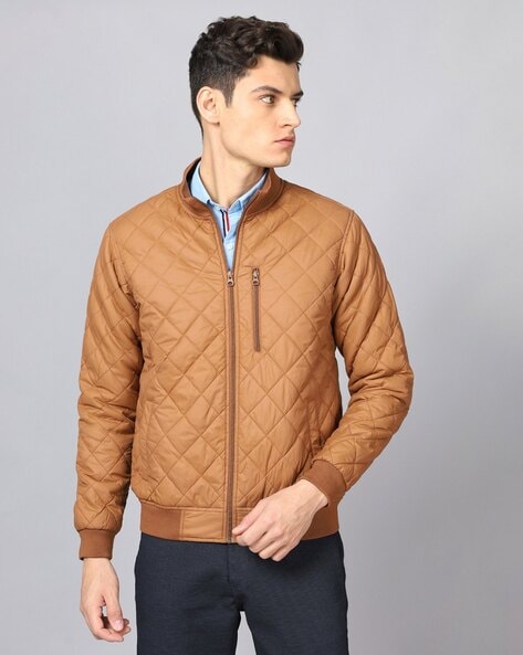 brown long teddy jacket