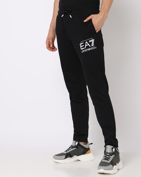 Buy Black Track Pants for Men by EA7 Emporio Armani Online Ajio