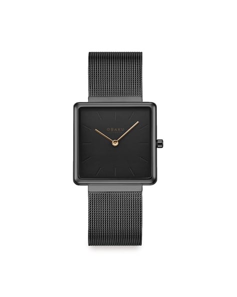 Black square shop dial ladies watches