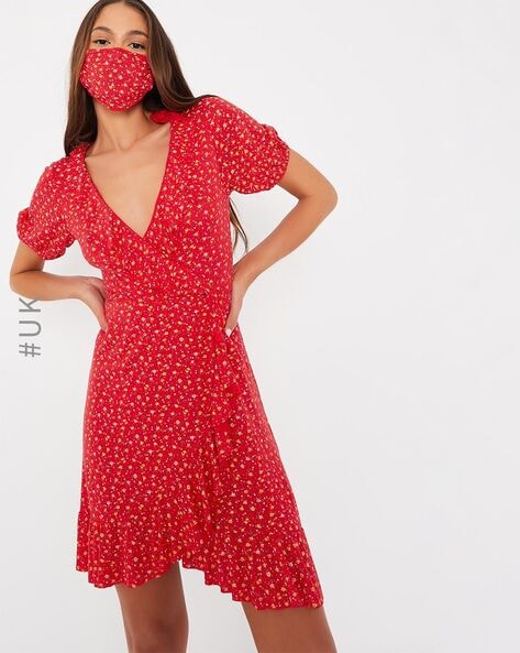 I saw it first best sale red polka dot dress