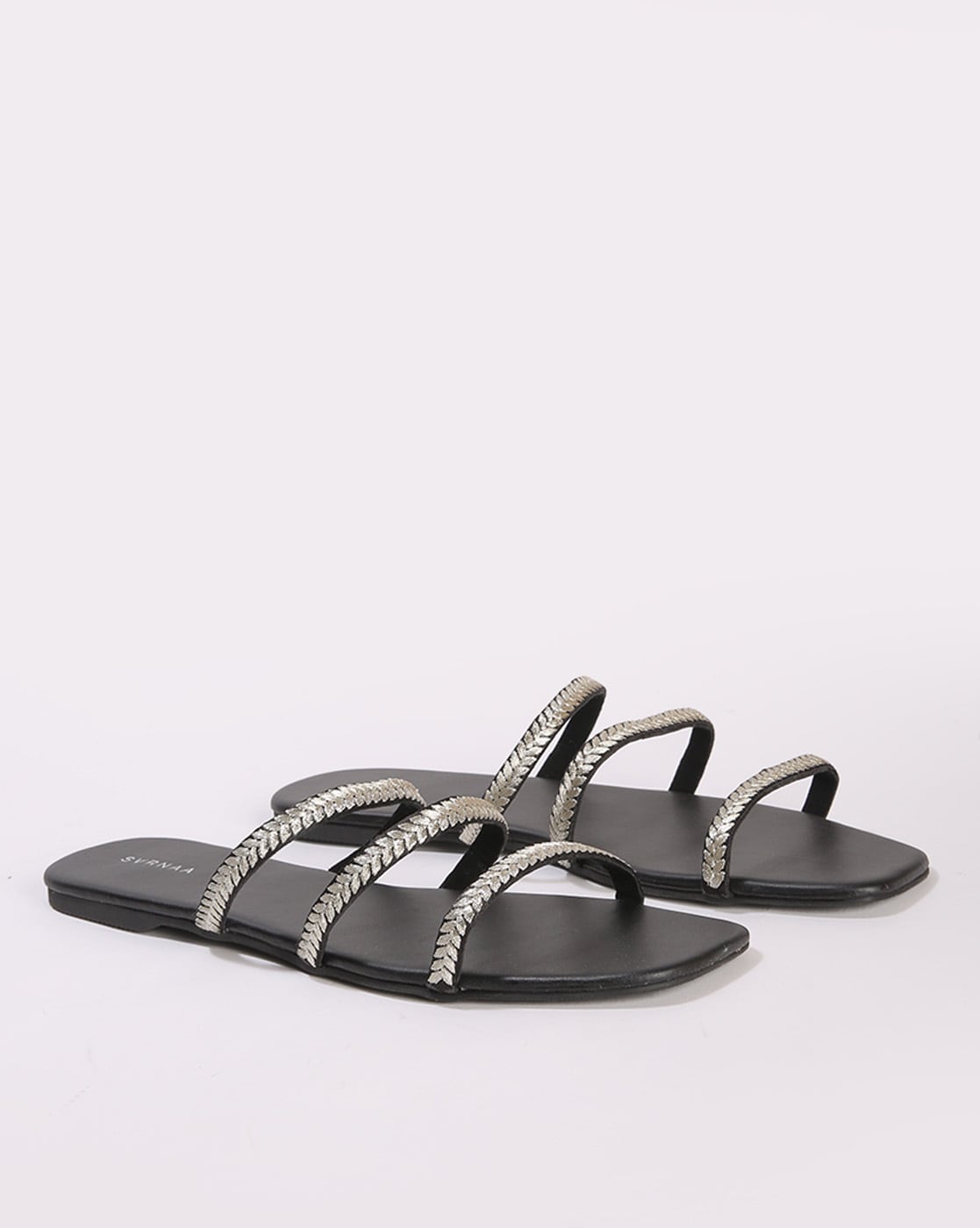 METALLIC FLORAL SANDALS - Silver | ZARA India