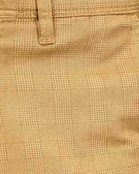 Buy John Players Men Beige Slim Fit Printed Chinos - Trousers for Men  5706985 | Myntra