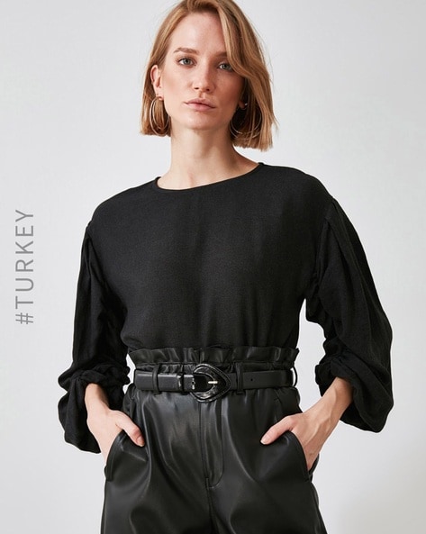 Buy Black Tops for Women by TRENDYOL Online