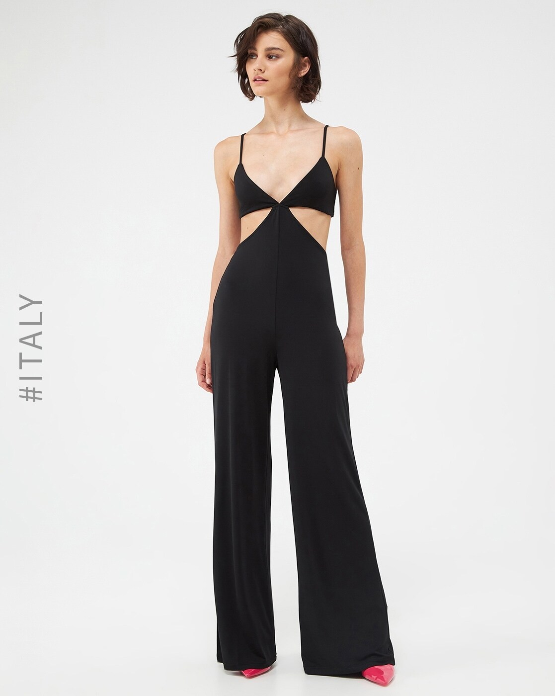 Plunge Jumpsuits  Low Cut  V Neck Jumpsuits  boohoo UK
