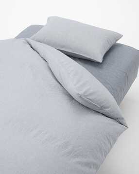 Striped Washed Cotton Queen-Size Duvet Cover