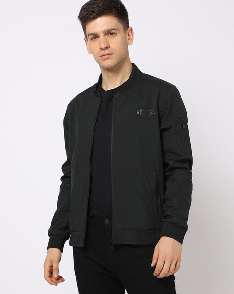 Lee cooper 2024 quilted bomber jacket