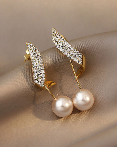 Buy Silver-Plated Earrings for Women by Jewels galaxy Online