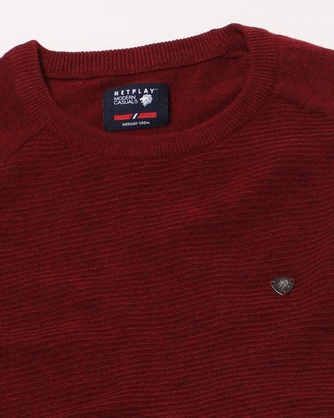 Buy Maroon Sweaters & Cardigans for Men by NETPLAY Online