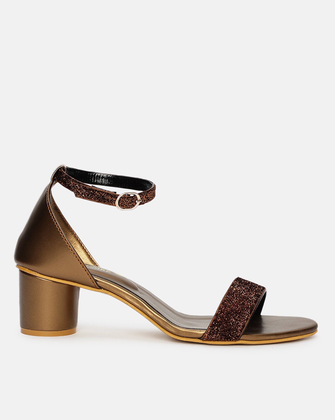 Buy Stylestry Women & Girls Copper Block Heels