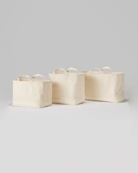 muji Canvas Handled Rectangular Basket-picture-30