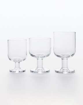 Buy Set of 4 Tribeca Stackable Wine Glasses beige online