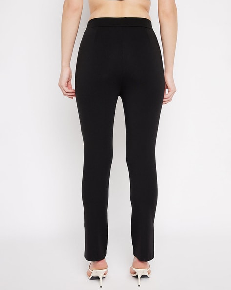 High-Rise Jeggings with Elasticated Waist