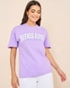 Buy Purple Tshirts for Women by Styli Online