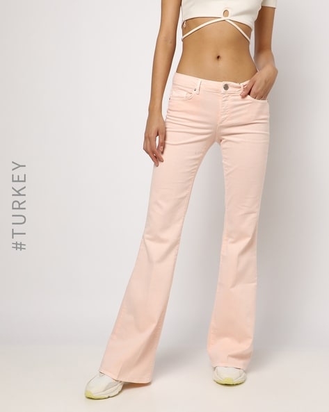 Buy Grey LivIn Bootcut Formal Pants Online | FableStreet