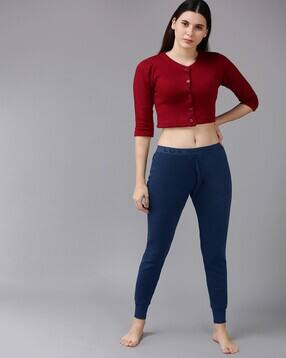 lux cott's wool Button-Down Thermal Set-picture-14