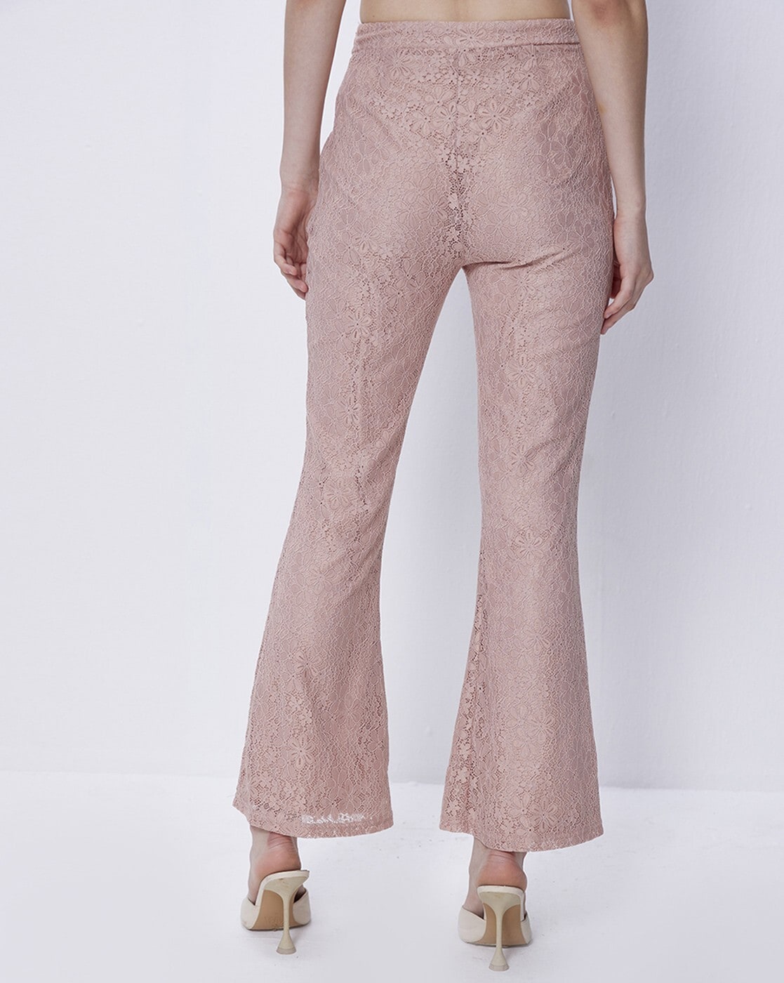 Buy Pink Trousers & Pants for Women by Cover Story Online