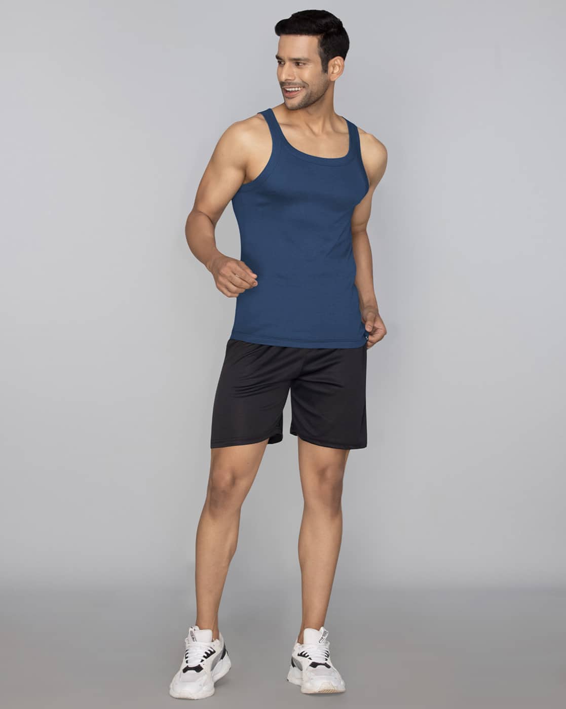Buy Midnight blue Vests for Men by XYXX Online | Ajio.com