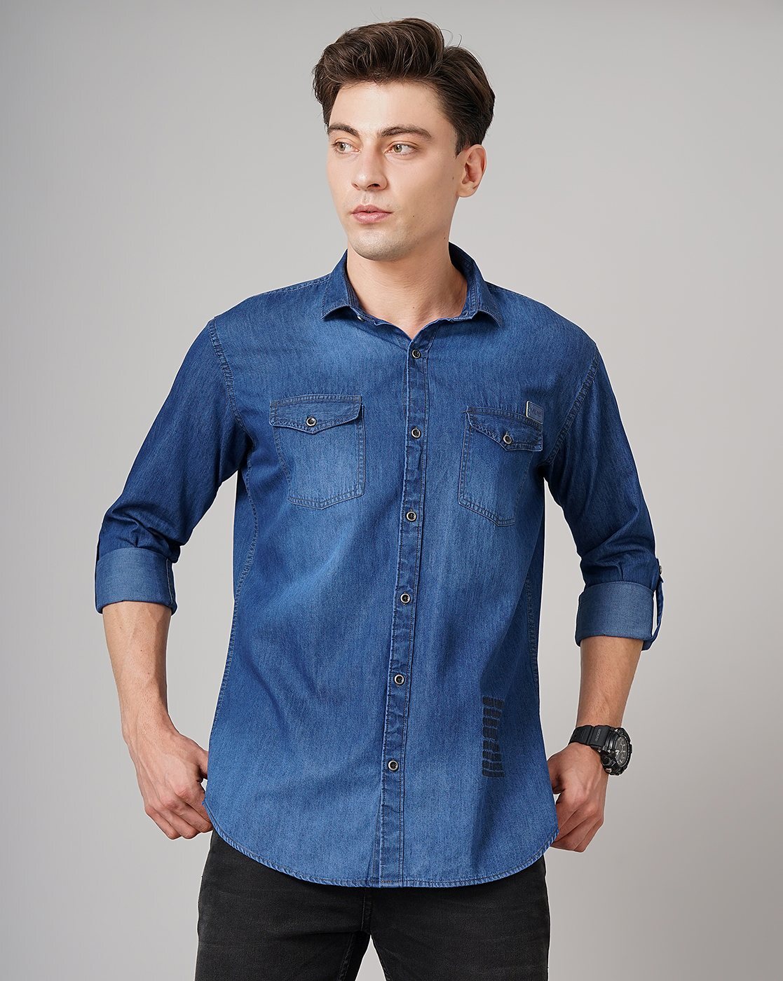 Buy Black Shirts for Men by SPYKAR Online | Ajio.com