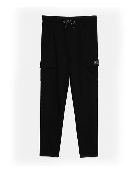 Buy Mens Super Combed Cotton Rich Slim Fit Joggers with Side Pockets   Black SP31  Jockey India