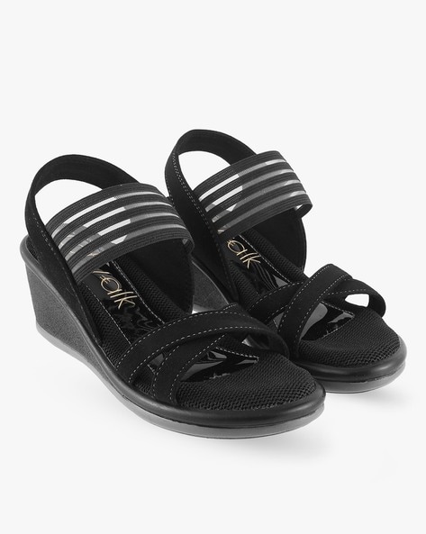 Catwalk Women Dual-Strap Wedges