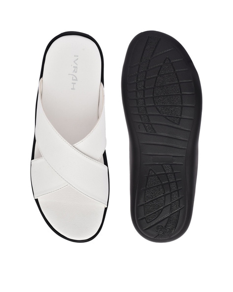 Buy White Flip Flop Slippers for Men by IVRAH Online Ajio