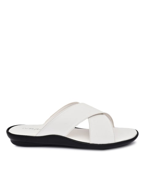 Buy White Flip Flop Slippers for Men by IVRAH Online Ajio