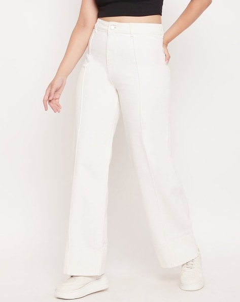 Best Offers on White trousers upto 2071 off  Limited period sale  AJIO