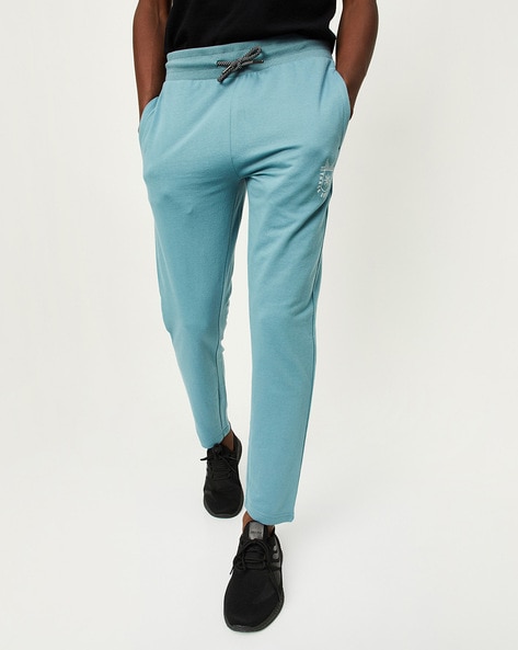 Cotton Track Pants For Women - Teal Blue at Rs 699.00