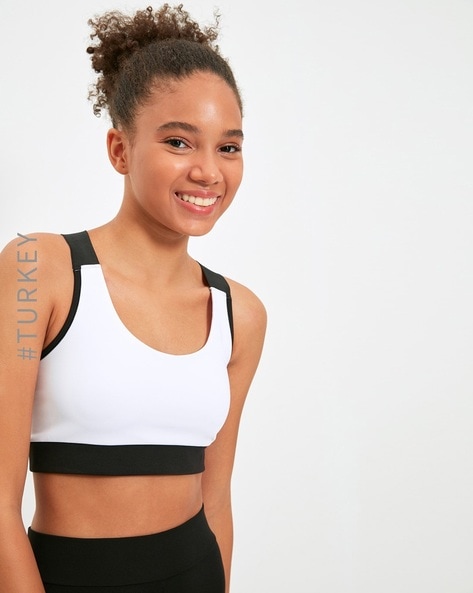 Supportive Sports Bra, Plein Air Bra, Black