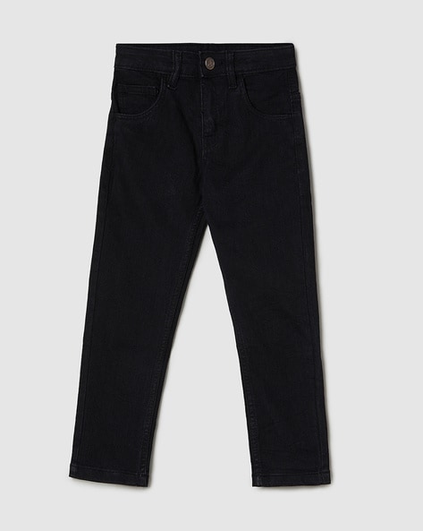 Dyed-Washed Stretch Jeans