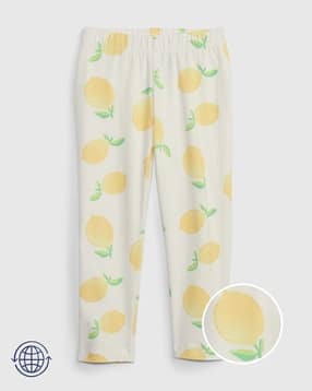 Printed Leggings with Elasticated Waistband