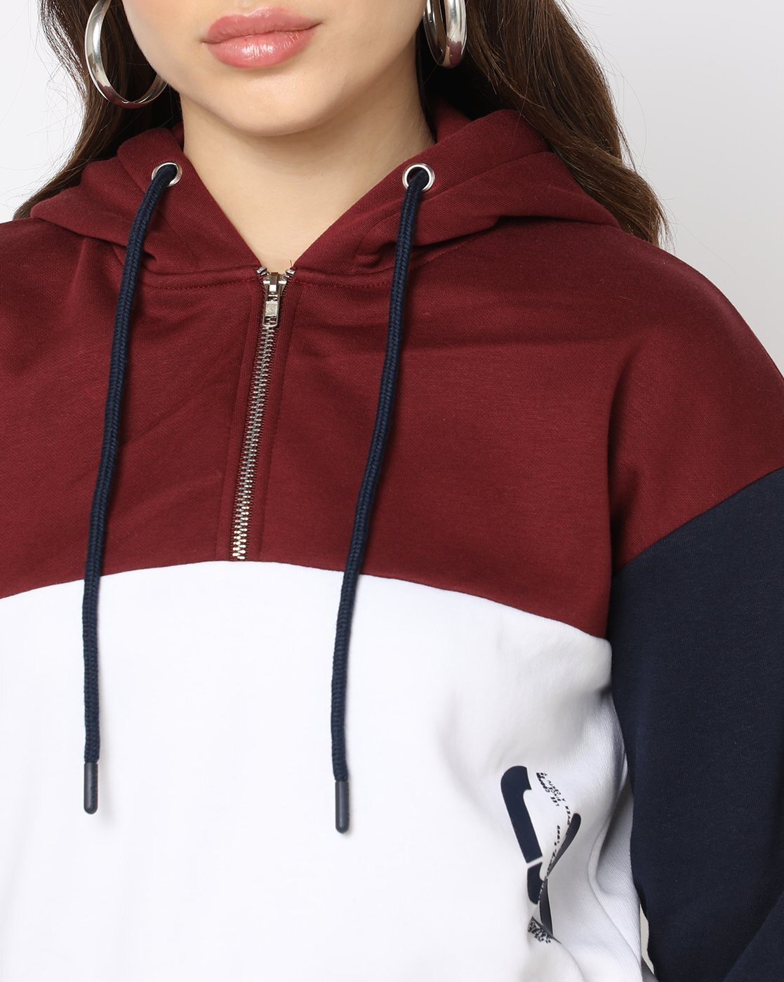 Dark red hoodie on sale women's