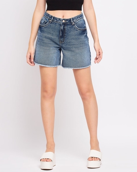 Sexy Summer Ladies Denim Shorts Women's High Waist Ripped Denim Pants - The  Little Connection