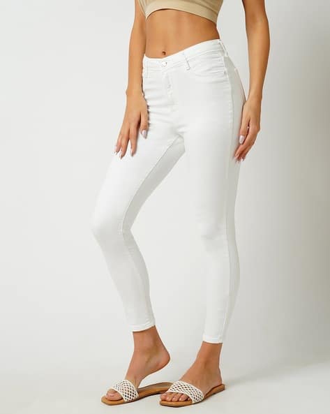 Buy White Jeans Jeggings for Women by KRAUS Online