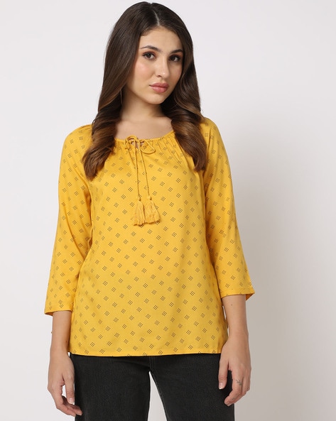 Mustard cheap tops online